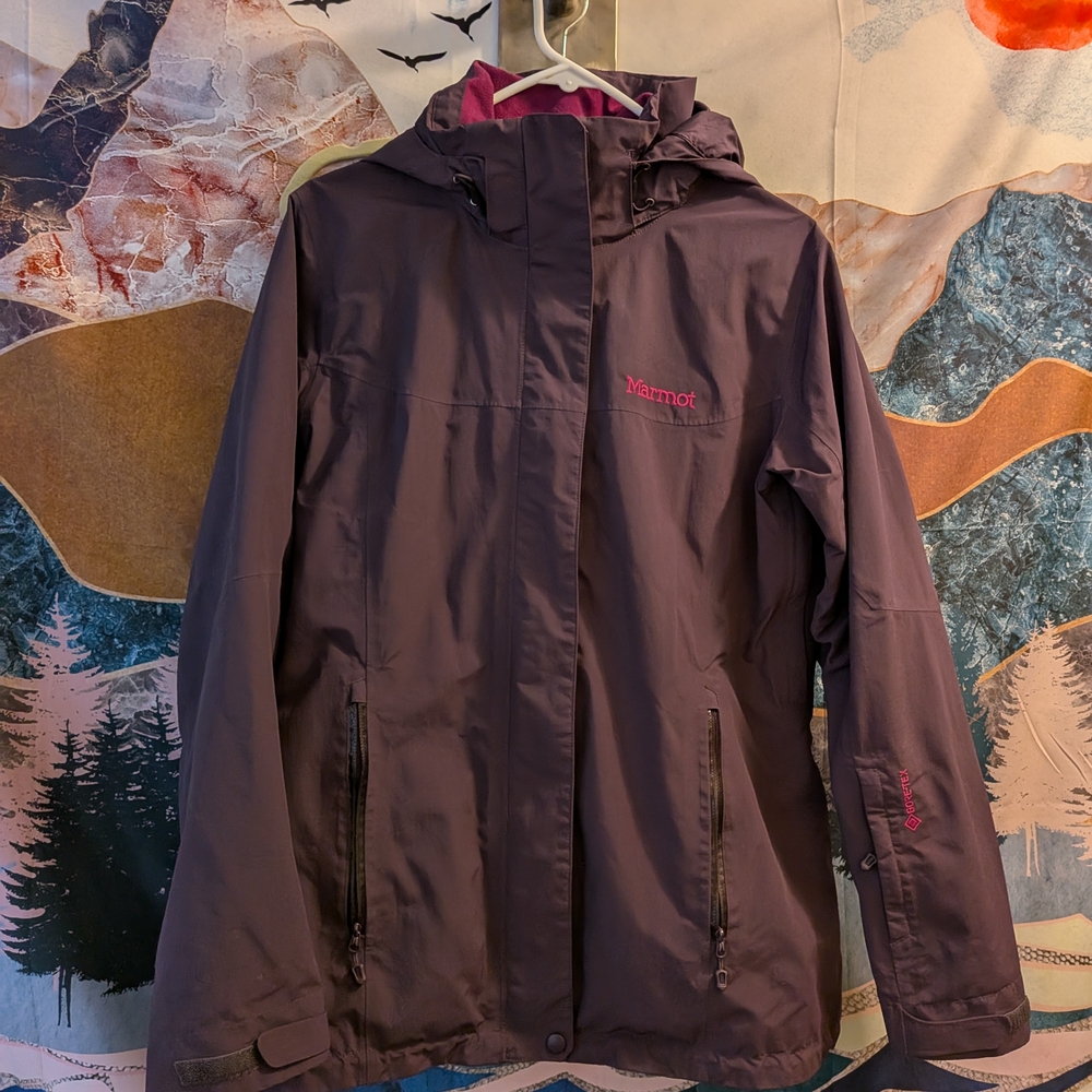 Marmot Women's Dark Purple Waterproof Jacket